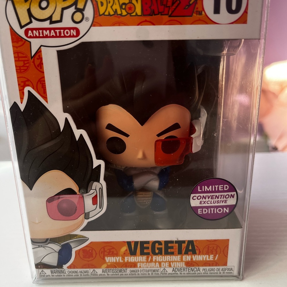 Funko Pop! Dragon Ball Z Vegeta with Black Hair and Blue Armor